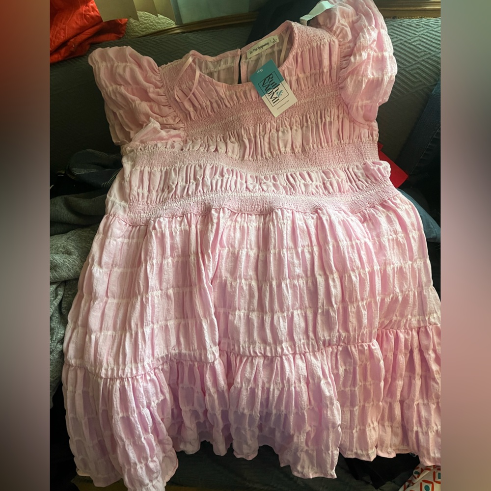 Pink Ruffled Dress